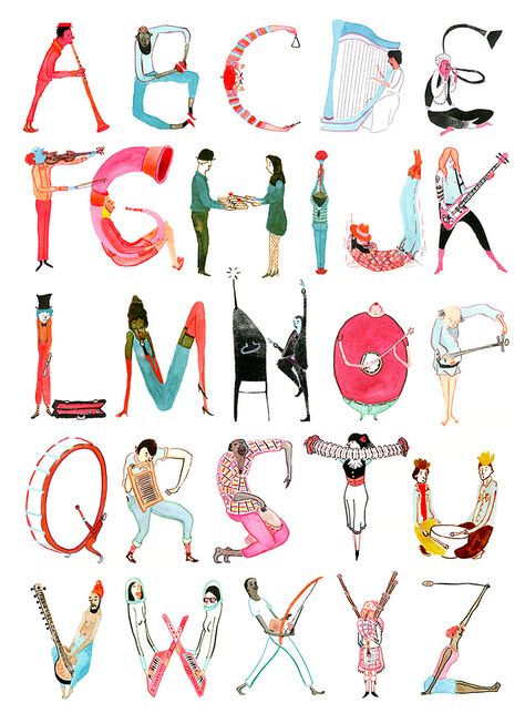 Abc Art, Typography Alphabet, Calligraphy Alphabet, Alphabet Design, Alphabet Poster, Alphabet Art, Typography Letters, Alphabet Illustration, Fonts Alphabet