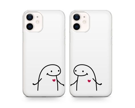 Matching Phone Cases Aesthetic, Matching Phone Cases, Couples Phone Cases, Pretty Iphone Cases, Gel Rubber, Valentine Print, Vinyl Ideas, Button Covers, Cases Iphone