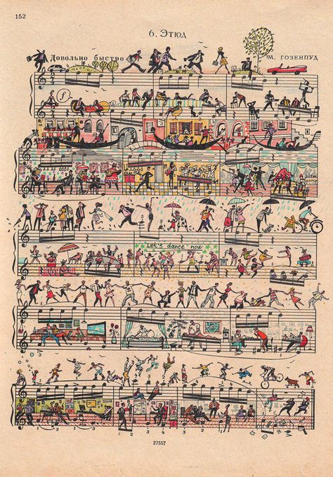 Image of the Day, September 7 – PRINT Magazine Music Doodle, Art Musical, Not Musik, Sheet Music Art, Old Music, Music Dance, Music Sheet, Dance Poses, Choreography Videos