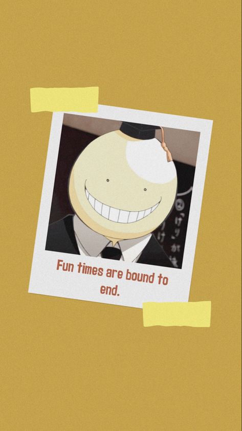 Assassinations Classroom Wallpaper, Assissanation Classroom, Classroom Wallpaper, Heart Trend, Assassin Classroom, Koro Sensei, Quote Wallpaper, Classroom Quotes, Karma Akabane