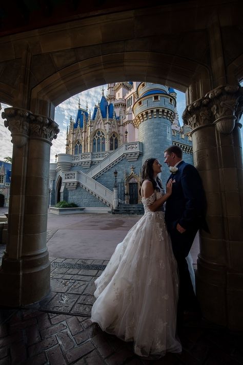 Kaitlyn & Michael - Disney Wedding Podcast Wedding At Disneyland, Disney World Engagement Pictures, Disney Wedding Photos, Disney Engagement Pictures, Disney Honeymoon Shirts, Disney Wedding Ideas, Disney Photoshoot, Disney Proposal, Disney Bachelorette Parties