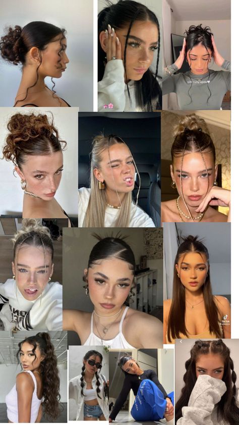 Hairstyle Examples, Easy Hairstyles For Thick Hair, Hair Inspiration Long, Hairstyles For Layered Hair, Hairdos For Curly Hair, Slick Hairstyles, Hair Stylist Life, Sleek Hairstyles, Short Hair Styles Easy