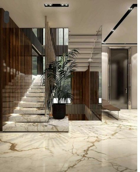 Staircase Interior Design, Home Designs Exterior, Marble Flooring Design, Staircase Design Modern, Stairs Design Interior, Marble Stairs, Marble Floors, Stairway Design, Stairs Design Modern