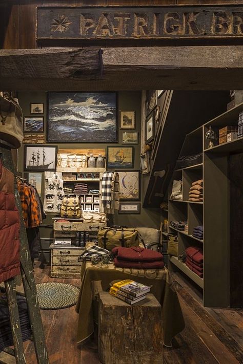 Rustic Closet, Gear Room, Room Store, American Bars, Double Rl, Trip To New York, Store Interiors, Todd Snyder, Store Windows