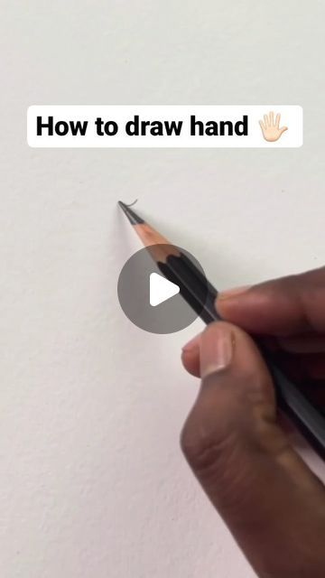 How To Sketch Hands, How To Draw Hands Tutorials, How To Draw A Hand, Hand Drawing Tutorial, Sketches Videos, Sketching For Beginners, Hand Drawing Sketch, Hands Sketch, Art Competition Ideas