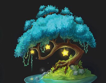 Check out new work on my @Behance portfolio: "Magic tree" http://be.net/gallery/82868811/Magic-tree Magical Tree Concept Art, Magic Tree Drawing, Magic Tree Illustration, Magical Tree Art, Fantasy Plants Art, Magical Tree Drawing, Magical Plants Art, Cute Tree Drawing, Tree Character Design