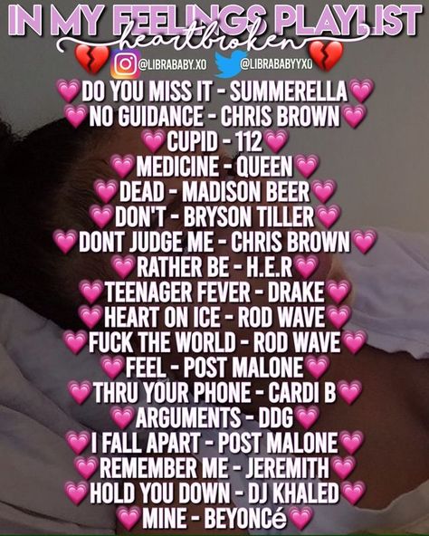 Follow Me For More On Instagram - @LibraBaby.xo☺️☺️. Slow Jams Playlist Cover, In My Feelings Playlist, Feelings Playlist, Baddie Playlist, Party Music Playlist, Rap Music Playlist, Relationship Songs, Positive Songs, Summer Songs Playlist