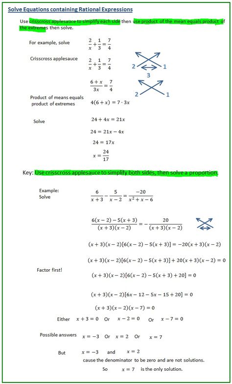 Using least common denominators (LCD’s) to add and subtract rational expressions (RE’s) is tedious and in many cases unnecessary. I am attempting to teach the entire algebra chapter on… Least Common Denominator, Math Helper, Kumon Math, Rational Function, Linear Relationships, Rational Expressions, Math Textbook, Writing Equations, Teaching Algebra