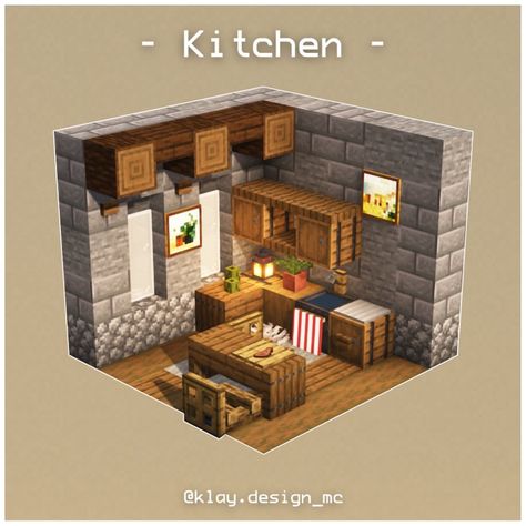 EASY ROOM INTERIORS | These are three concepts of interiors you can build to decorate some empty rooms in your base! What’s your favorite?… | Instagram Minecraft Interior Design Small House, Minecraft Drawer Ideas, Minecraft Interior Base, Minecraft Survival Base Interior, Minecraft Villager House Interior, Minecraft Inside Ideas, Minecraft Fishing Hut Interior, Chest Room Ideas Minecraft, Inside Minecraft House