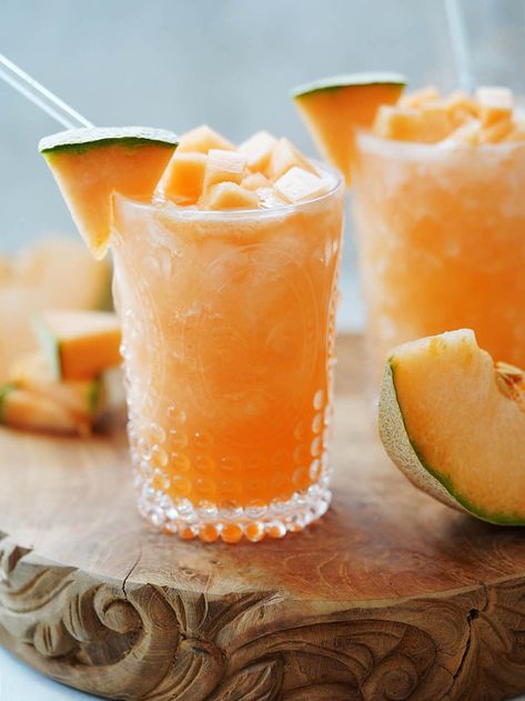 Muy Delish, Melon Drink, Melon Water, Cantaloupe Juice, Melon Juice, Agua Fresca Recipe, Detox Waters, Healthy Fiber, Summer Eats