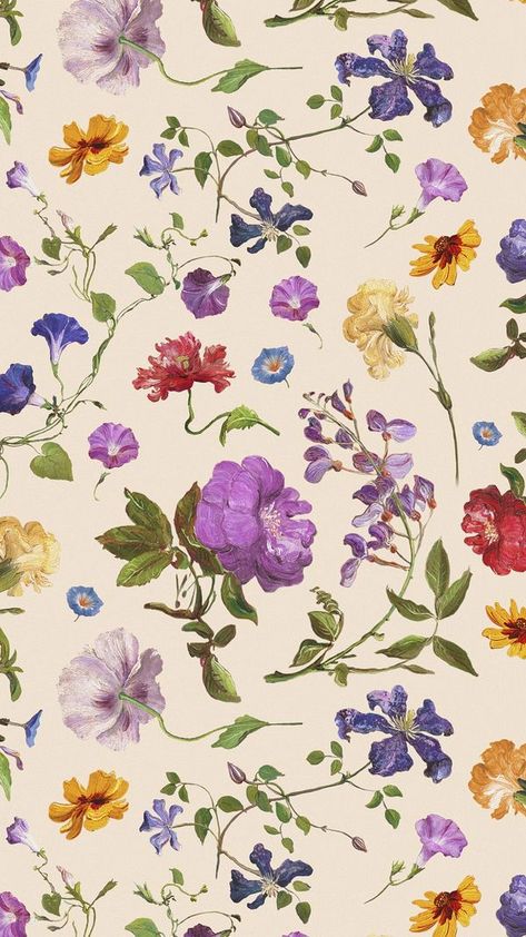 Flower Pattern Design Prints, Best Flower Wallpaper, Botanical Background, Vintage Flower Pattern, Wallpaper Botanical, Botanical Flowers Print, Watercolor Flowers Pattern, Flower Print Pattern, Free Wallpaper Backgrounds