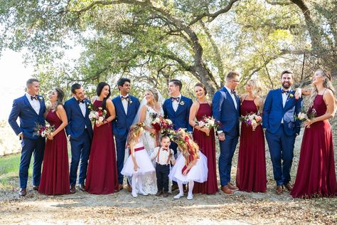 Wedding Locations California, Blue And Blush Wedding, Blush Wedding Colors, Wedding Hacks, Wedding Color Combos, Wedding Dresses Cinderella, Sunny California, Burgundy Bridesmaid Dresses, How To Give