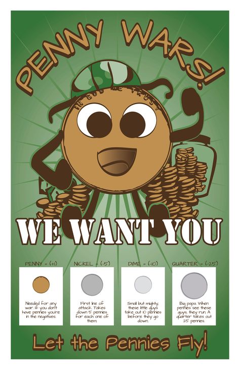 2018 Penny Wars! | Heartland Christian ... Penny Wars Fundraiser Ideas, Penny Wars Bulletin Board, Penny Wars Jars, Penny Wars Fundraiser Flyer, United Way Fundraiser Ideas, Penny Wars Fundraiser, Sfrg Ideas, Cmn Ideas, Penny Wars