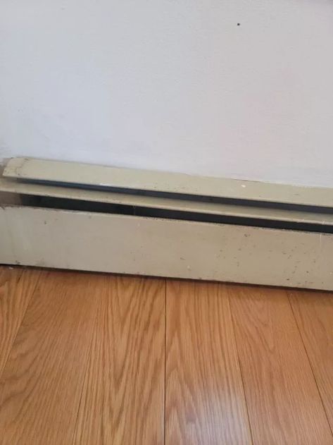 How I Made My Baseboard Heat Covers Look Brand New! | Hometalk How To Paint Metal Baseboard Heaters, How To Hide Electric Baseboard Heaters, Baseboard Radiator Cover Ideas Diy, Heat Register Covers Diy, How To Paint Baseboard Heaters, Painting Baseboard Heaters, Baseboard Radiator Cover Ideas, Heat Register Covers, Baseboard Radiator