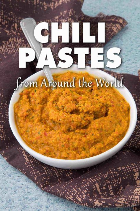 Chili Paste from Around the World - Chili Pepper Madness Candied Peppers, Chipotle Chili Recipe, Chili Paste Recipe, Gardening Peppers, Calabrian Chili Paste, Habanero Chili, Chili Pepper Recipes, Dried Chili Peppers, Chile Peppers