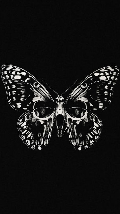 Mental Disorder, Phone Theme, Gray Aesthetic, Skull Wallpaper, Watch Wallpaper, Apple Watch Wallpaper, Black Butterfly, Butterfly Wallpaper, Black N White