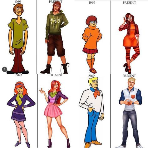 Scooby Doo Gang Drawing, Scooby Doo Character Design, Human Scooby Doo, Scooby Doo Artwork, Scooby And Shaggy High, Scooby Doo Poly, Shaggy Scooby Doo Fanart, Modern Scooby Doo, Scooby Doo Oc