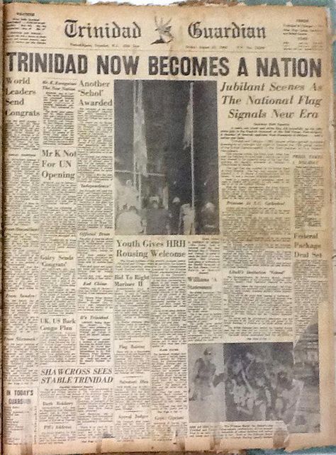 Today 8/31/12 marks the 50th year of Trinidad & Tobago's Independence  My country of birth! :) Trinidad Independence, Trinidad Culture, Trinidad Tobago, Port Of Spain, Caribbean Culture, Travel Outdoors, West Indies, Caribbean Islands, South American