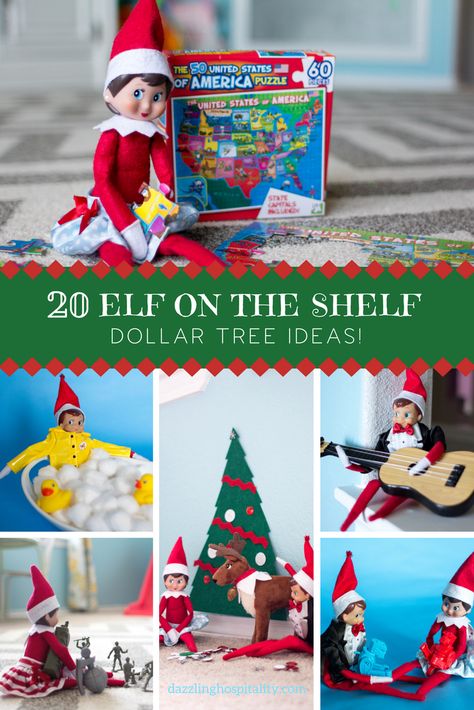 20 Elf On The Shelf Dollar Tree Ideas Target Elf On The Shelf Costumes, Dollar Tree Elf On The Shelf, Elf On The Shelf Ideas Dollar Tree, Dollar Store Elf On Shelf Ideas, Elf On The Shelf Dollar Tree Ideas, Dollar Tree Elf On The Shelf Ideas, Introducing Elf On The Shelf, Dollar Tree Elves, Elf Things