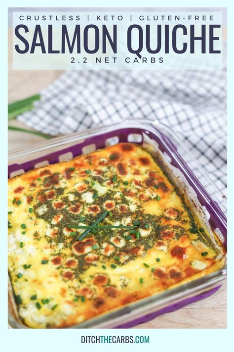 Recipes Using Smoked Salmon, Cream Cheese Quiche, Mediterranean Quiche Recipes, Leftover Salmon Recipes, Smoked Salmon Quiche, Smoked Salmon And Cream Cheese, Smoked Salmon Frittata, Salmon And Cream Cheese, Salmon Quiche