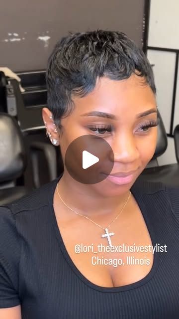 Hair Salon Locator on Instagram: "Style from @lori_theexclusivestylist of In God's Hands Beauty Salon in Chicago, Illinois

@lori_theexclusivestylist ...
LoriFied 🫦 

Pixies that vibrate on the Highest frequency ✨

TPB Oil 🦋 ☀️& @The_prestigious_collection Flatirons available on our website 👆🏾

@The_Prestigious_Collection 

#chicagohairstylist
#ThePrestigiousBlend
#TheCutLife #VoiceOfHair #ShortHairChicago #PixieCuts #ChicagoHair #ChicagoStylist  #ShortHairStyles #ShortCutS #LorianeJ #IGH Click the contact/call link in my bio for scheduling or dial 773-826-1579 Book The Look 🫦

・・・ 
#afrohaircom 
Hair Salon Finder www.afrohair.com" Pixie Haircut Black Hair, Low Cut Hairstyles, Highest Frequency, Short Hair Pixie Cuts, Gods Hand, Instagram Style, Short Cuts, Chicago Illinois, Afro Hairstyles