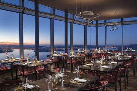 The 148-acre mountain resort overlooking Lake Lucerne has gotten a new lease on life, thanks to two new hotels and a $500 million investment in making it the most luxurious new resort in the country. Lake Lucerne, Switzerland Hotels, Beautiful Dining Rooms, Best Spa, Lucerne, Park Hotel, Boutique Hotels, Grand Hotel, Hotel Spa