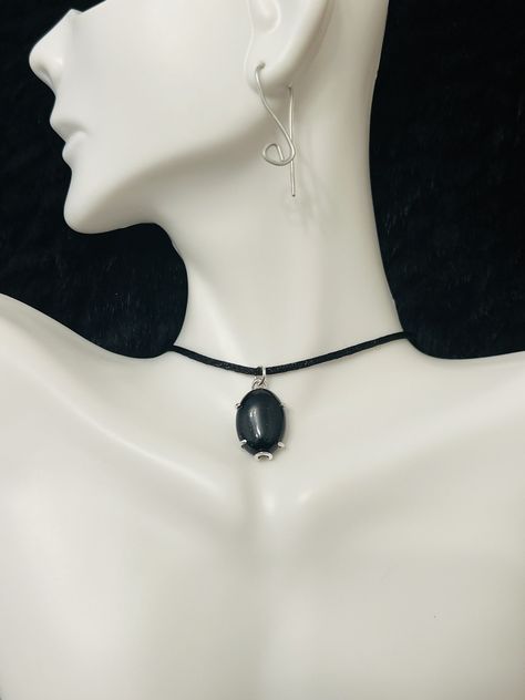 Excited to share the latest addition to my #etsy shop: Black cord pendant necklace, Sterling Silver, Sandstone necklace, Sandstone choker, Black string choker, Choker necklace with charm, Pendant https://etsy.me/3ZhSF0Y #unisexadults #aventurine #silver #cordnecklaces Crystal Neckless, Black String Necklace, Sandstone Necklace, String Necklace, Choker Black, Y2k Necklace, Necklace With Pendant, Stone Choker, Protection Amulet