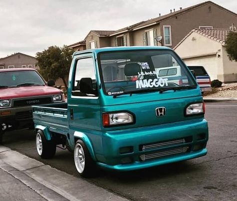 Honda Acty Truck Modified, K Truck Japan, Kei Truck Modified, Truck Modified, Honda Acty, Kei Truck, Mini Trucks 4x4, Kei Cars, Pickup Car