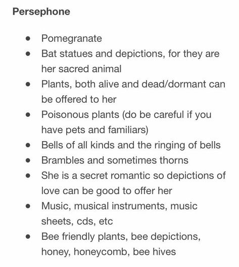 Persephone Symbolism, Persephone Associations, Persephone Offering, Persephone Tumblr, Persephone Goddess Correspondences, Persephone Story, Persephone Pomegranate, Bee Friendly Plants, Poisonous Plants