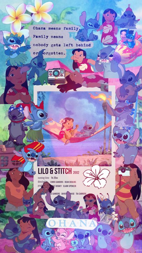 #liloandstitch #aesthetic #ifollowback #lilo #stitch #Hawaii ￼ Lilo And Stitch Collage Wallpaper, Lilo And Stitch Wallpaper Aesthetic, Lilo And Stitch Aesthetic, Leo And Stitch, Stitch Fanart, Stitch Aesthetic, Stitch Wallpapers, Wallpaper Stitch, Stitch Merchandise