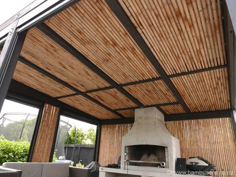 Pergola Bamboo, Bamboo Pergola, Pergola Roof, Bamboo Roof, Pergola Gazebo, Timber Pergola, Gazebo Roof, Bamboo Ceiling, Bamboo House Design