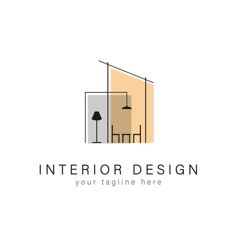 Interior Design Logo Inspiration, Architect Portfolio Design, Interior Design Logo, Interior Designer Business Card, Architect Logo, Logo Branding Design, Design Studio Logo, Architecture Logo, Decor Logo