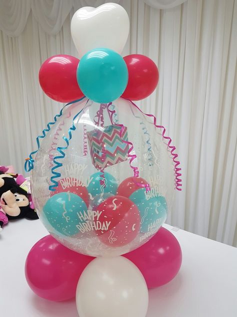 Gift balloon - perfume FB: filled balloons burslem Balloon Stuffing Ideas, Stuffed Balloon Ideas, Easter Balloon Decor, Stuffing Ideas, Money Balloon, Gift Balloon, Stuffed Balloons, Minnie Mouse Balloons, Balloon Gifts