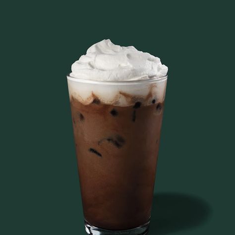 Iced Caffè Mocha: Starbucks Coffee Company Best Starbucks Iced Coffee, Low Calorie Starbucks Drinks, Iced White Chocolate Mocha, Iced Pumpkin Spice Latte, Drink Board, Starbucks Latte, Cinnamon Dolce Syrup, Cinnamon Dolce Latte, Ice Caramel Macchiato