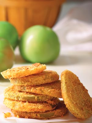 Oven Fried Green Tomatoes, Fried Green Tomatoes Recipe Easy, Baked Green Tomatoes, Healthy Southern Recipes, Fried Green Tomatoes Recipe, Green Tomato Recipes, Paula Dean, Fried Tomatoes, Paula Deen Recipes