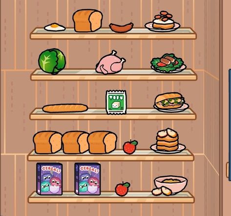 Toca Boca Recipes Breakfast, Boca Recipe, Breakfast Pancakes Recipe, Toca Life World Aesthetic Pfp, Toca World, Toka Boka, Free House Design, Adorable Homes Game, Create Your Own World