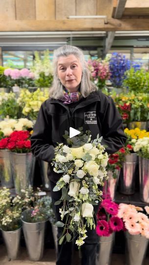 7K views · 2.1K reactions | Wedding season is here🤍💍 Here’s a little bridal bouquet inspiration with our wedding florist, Nicky🌸 A more unique style of bouquet that makes a beautiful statement on your big day is a cascade bouquet.  🤍Know a bride to be? Tag them in the comments🤍  Book your wedding flowers ~ 📞 Call us: 01628 477990 📧Email us: sales@flowerstudiomarlow.co.uk  Or pop into store ~  🛍Marlow: Liston Court, Marlow, SL7 1ER.  🛍Bourne End: FlowerLand Garden Centre, Bourne End, SL8 5EE.  🌸Our florists will be there to help you and give their expert advice.  #weddingflorist #buckinghamshireflorist #buckinghamshirewedding #weddingflowers #bridalbouquetideas #bridalbouquet #cascadebouquet | The Flower Studio | Marlow & Bourne End Florist | theflowerstudio_ · Original audio Cascade Bridal Bouquet, Cascading Bridal Bouquets, Bouquet Inspiration, Cascade Bouquet, Flower Studio, Garden Centre, Bride To Be, Wedding Florist, Garden Center