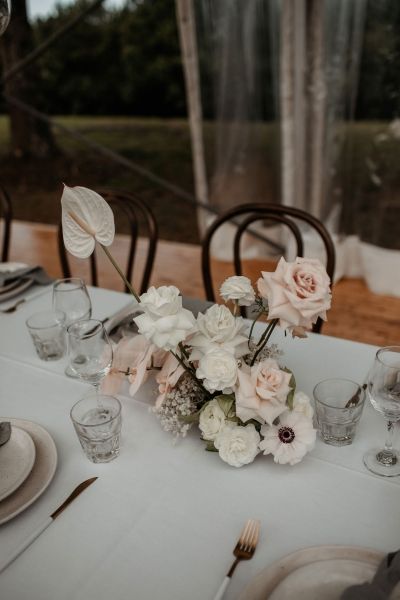 Neutral Wedding Inspiration, Table Flower Arrangements, Together Journal, Wedding Tableware, Byron Bay Weddings, Reception Tables, Bridal Table, Wedding Floral Centerpieces, Wedding Table Flowers