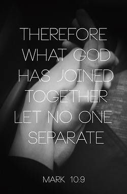 Many have tried to separate us, but God just won't let that happen.  Our love is too strong. What God Has Joined Together, Mrs Always Right, Together Lets, Godly Marriage, Ayat Alkitab, The Embrace, Wedding Quotes, After Life, The Perfect Guy