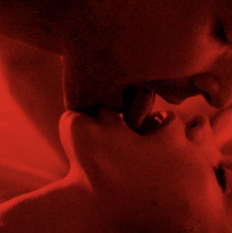 Red Passion Aesthetic, Red Couple Aesthetic, Kissing Silhouette, Red Couple, Vampire Pictures, Love Me Harder, I See Red, Inappropriate Thoughts, Hot Romance