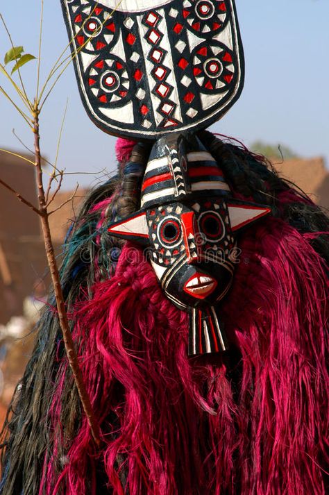 Burkina Faso Traditional Clothing, African Masks Art, Cultural Masks, Africa Mask, African Mask, Black Cartoon Characters, Animal Masks, Masks Art, Black Cartoon