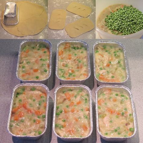 Meals For Busy Moms, Best Freezer Meals, Chicken Pot Pies, Mini Chicken Pot Pies, Freezer Dinners, Freezer Friendly Meals, Freezable Meals, Freezer Meal Planning, Make Ahead Freezer Meals