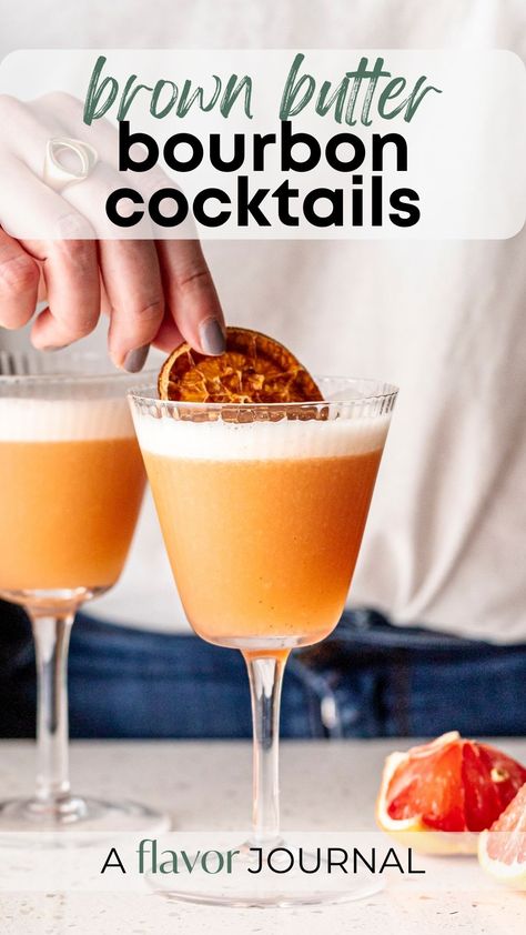 Whisky Cocktail Recipes, Honey Bourbon, Bourbon Recipes, Grapefruit Cocktail, Bourbon Tasting, Chocolate Chip Pecan Cookies, Best Bourbons, Bourbon Cocktails, Honey Butter