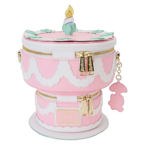 New Alice in Wonderland Unbirthday Loungefly Collection Coming Soon! Crazy Handbags, Unbirthday Cake, Alice In Wonderland Purse, Cake Purse, Loungefly Purse, Frosting Flowers, Candles Dark, Blueish Green, Disney Alice In Wonderland