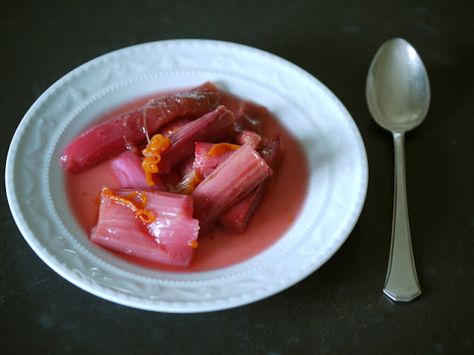 Rose Carrarini's Rhubarb and Orange  ‘Breakfast lunch tea by Rose Carrarini‘ Mascarpone Recipes, Roasted Rhubarb, Pink Food, Rhubarb And Custard, Cooking Club, Rhubarb Recipes, Pancakes And Waffles, Something Sweet, Ground Beef Recipes