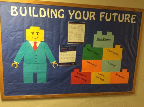 Career Bulletin Board. Career Board Ideas, Elementary Hallway Bulletin Boards, Financial Bulletin Board, Job Board Ideas, Career Poster Board Ideas, Career Day Bulletin Board Ideas, Career Development Bulletin Board, Career Bulletin Boards Middle School, Career And Technical Education Bulletin Boards