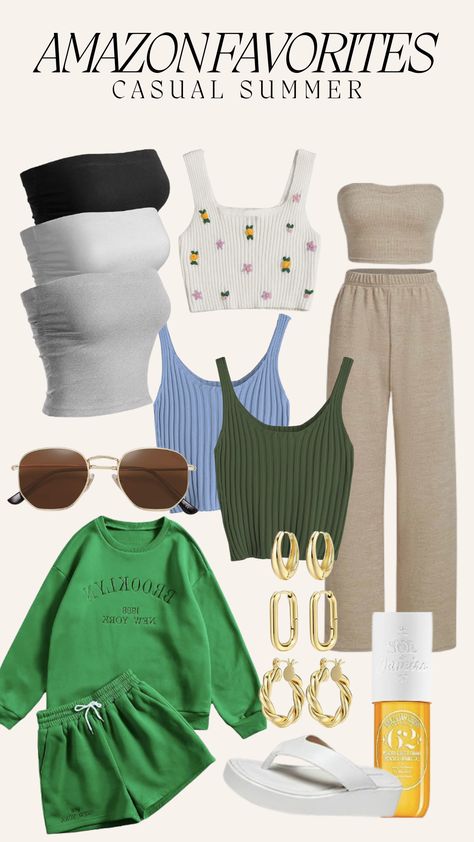 Some cute and effortless looks for summer! All found on Amazon, linked in my storefront. Amazon Store Fronts, Amazon Storefront Clothes, Looks For Summer, Amazon Favorites, Summer Basics, Amazon Storefront, Trendy Summer Outfits, Amazon Store, Found On Amazon