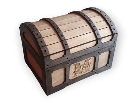 Cartoon treasure chest