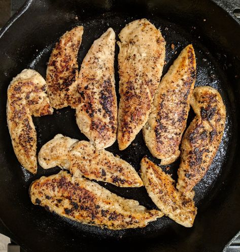 Cast Iron Chicken Tenderloins, How To Cook Chicken In Cast Iron Skillet, Skillet Chicken Tenderloins, Cast Iron Chicken Tenders, Cast Iron Skillet Recipes Dinner Chicken, Cooking Chicken Tenderloins, Chicken Tenderloins In Oven, Cast Iron Skillet Recipes Chicken, Best Ways To Cook Chicken