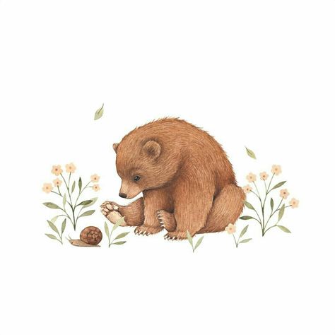 Drawing Animals Cute, Cute Bear Illustration, Nice Weekend, Bear Illustration, Drawing Animals, Bear Art, Weekend Fun, Animals Cute, Animal Nursery